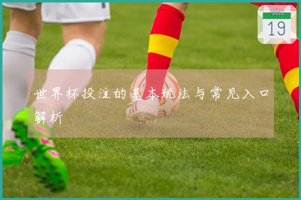 世界杯投注的基本玩法与常见入口解析